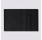 Bamboo rug - Bath mat - 80 x 50 cm - Black