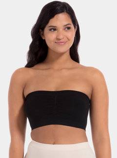 Padded Shaper Crop Bra - 2 Pieces - Women - Black - Boody - Koning Bamboe