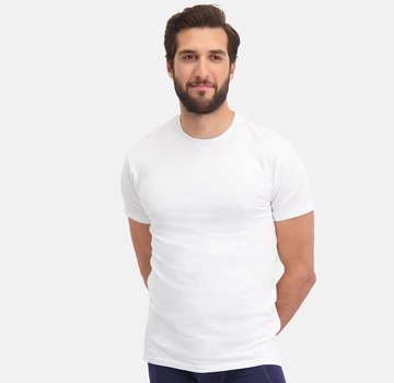 Bamboo Basics T-shirts Ruben ronde hals– Wit (2-pack)
