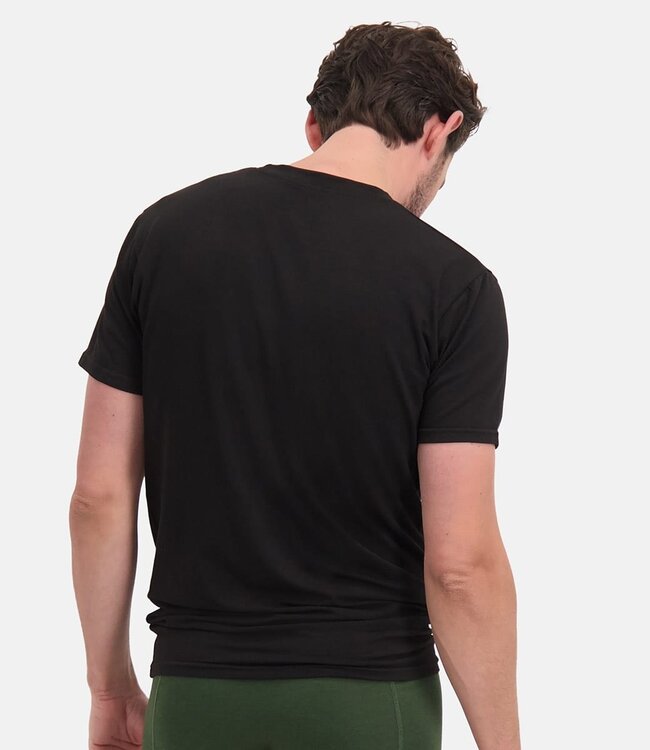 T-shirts Ruben round neck– Black (2-pack)