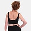 Bamboo Basics - Vormgevende Crop Beha -Zwart - Nova