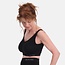 Bamboo Basics - Vormgevende Crop Beha -Zwart - Nova