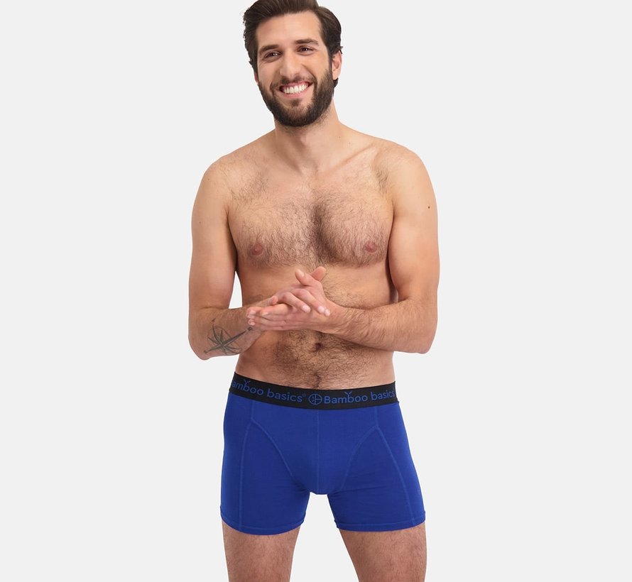 Bamboo Basics Boxershorts Rico – Donker blauw, Blauw & Zwart  (3-pack)