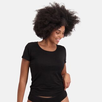 Bamboo Basics T-shirts Kate - 2-Pack - Black