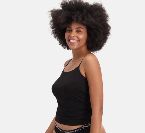 Bamboo Basics Tops basiques en bambou - Vera - Pack de 2 - Noir