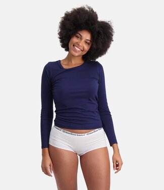 Bamboo Basics Bamboo basics hipster - Iris  2-Pack -  Wit