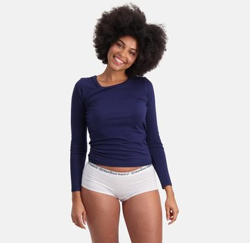 Bamboo Basics Hipster basics en bambou - Lot de 2 Iris - Blanc