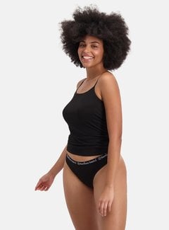 Bamboo Basics Bamboo basics thongs - Emma - 3-Pack - Black