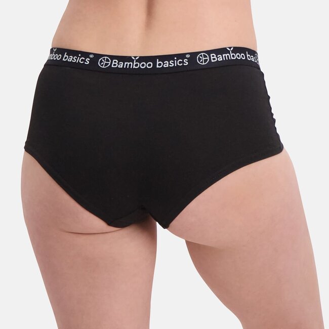 Bamboo Basics Hipster Briefs black 2-Pack - Iris
