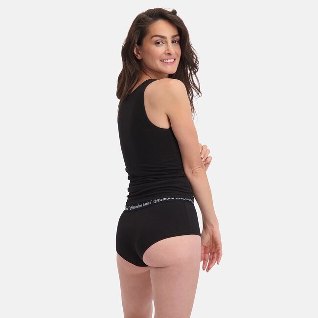 Bamboo Basics Hipster Briefs black 2-Pack - Iris