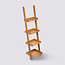  5Five 4 Tier Bamboo Bathroom Shelf - Interior Ladder -5Five