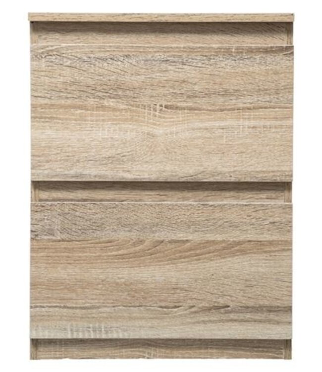 Chest of drawers - Bedside table - 2 drawers - Natural
