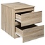 Chest of drawers - Bedside table - 2 drawers - Natural