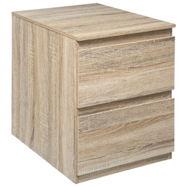 Chest of drawers - Bedside table - 2 drawers - Natural