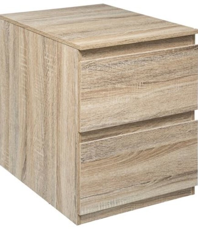 Chest of drawers - Bedside table - 2 drawers - Natural