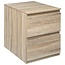 Chest of drawers - Bedside table - 2 drawers - Natural