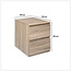 Chest of drawers - Bedside table - 2 drawers - Natural
