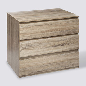  5Five Chest of drawers - Bedside table - 3 drawers - Natural