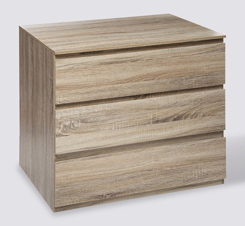 Nachtkastje Chest of drawers - Bedside table - 3 drawers - Natural