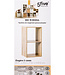 Bookcase - Storage cabinet - 2 compartments - Natural