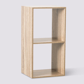 5Five Bookcase - Storage cabinet - 2 compartments - Natural