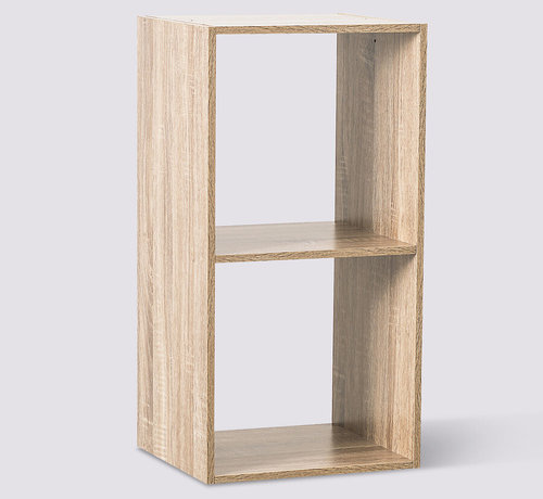 5Five Bookcase - Storage cabinet - 2 compartments - Natural