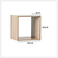 Boekenkast - Opbergkast - 1-Vaks - Naturel