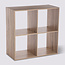 Bookcase - Storage cabinet - 4 compartments - Natural