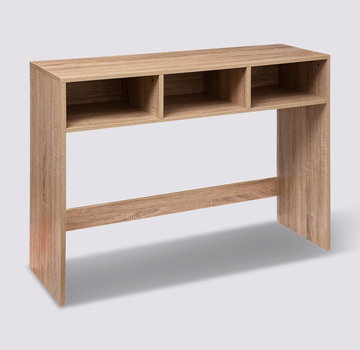  5Five Desk - Wall table - 3 compartments - Natural