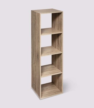  5Five Bookcase - Storage cabinet - Wall cabinet - 4 compartments - Natural