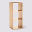 Bookcase - Storage cabinet - Wall cabinet - 3 compartments - Natural