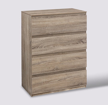  5Five Chest of drawers - Storage cabinet - 4 drawers - Natural