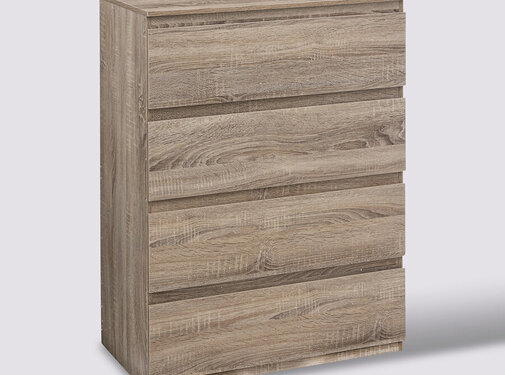  5Five Chest of drawers - Storage cabinet - 4 drawers - Natural