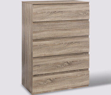  5Five Chest of drawers - Commode - 5 Drawers - Natural
