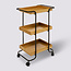 Trolley - Met Wielen - 3 Niveaus - Bruin