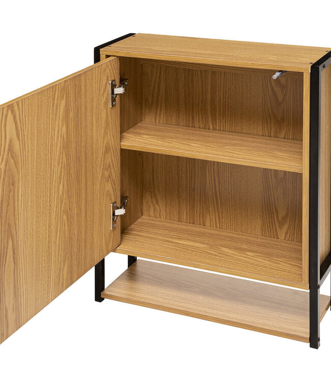 High Cabinet - With Mirror - Natural