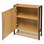 Hoge Kast - Met Spiegel - Naturel
