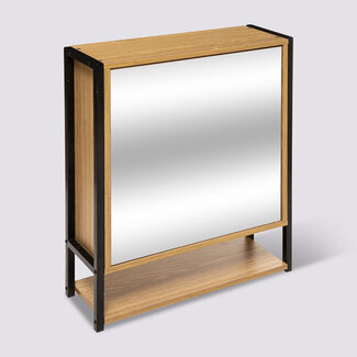  5Five High Cabinet - With Mirror - Natural