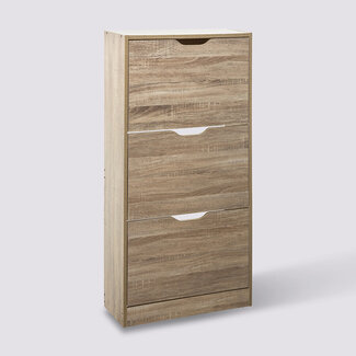  5Five Shoe cabinet - Bedside table - 3 drawers - Natural