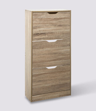  5Five Shoe cabinet - Bedside table - 3 drawers - Natural