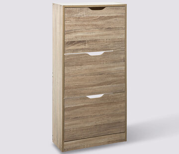  5Five Shoe cabinet - Bedside table - 3 drawers - Natural