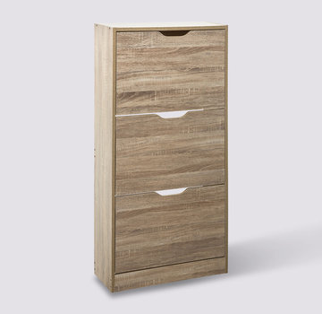  5Five Shoe cabinet - Bedside table - 3 drawers - Natural