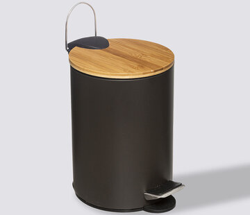  5Five Trash can - Softclose - 3L - Black