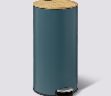  5Five Trash Can - Pedal Bin - 30L - Petrol Blue