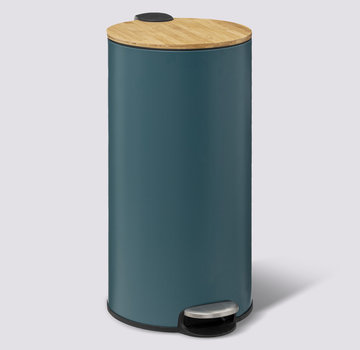  5Five Trash Can - Pedal Bin - 30L - Petrol Blue