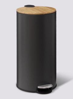  5Five Trash can - Pedal bin - 30L - Black