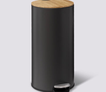  5Five Trash can - Pedal bin - 30L - Black