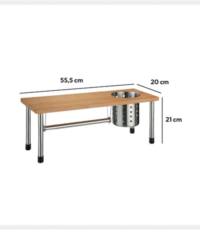Kitchen rack - Gourmet - 3-in-1 Multifunctional - Natural