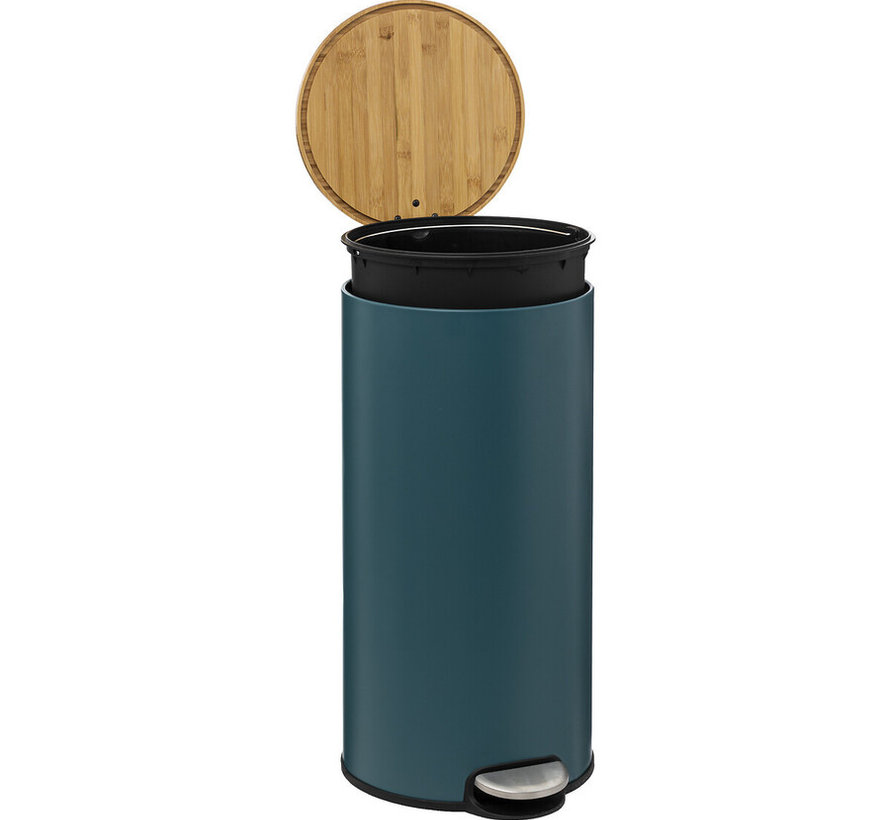 Trash Can - Pedal Bin - 30L - Petrol Blue