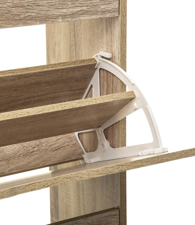 Shoe cabinet - Bedside table - 3 drawers - Natural